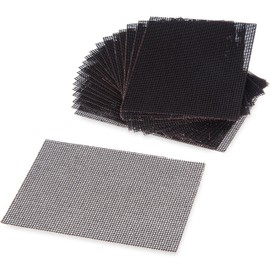 Carlisle 4071300 Sparta Grill Cleaning Screen, Steel Mesh, 5-1/2" x 4", Black (Pack of 20)