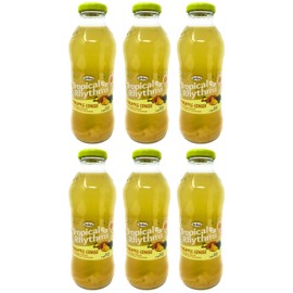 Grace Tropical Rhythms Pineapple Ginger Jamaican Fruit Juice 16oz, 6 Pack