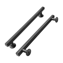 khtumeware 2 Pack 5 Inch(128mm) Matte Black Cabinet Pulls Kitchen Solid Heavy Duty Cabinet Pulls Kitchen Cabinet Hardware for Cupboard Drawer Handles Dresser Pulls
