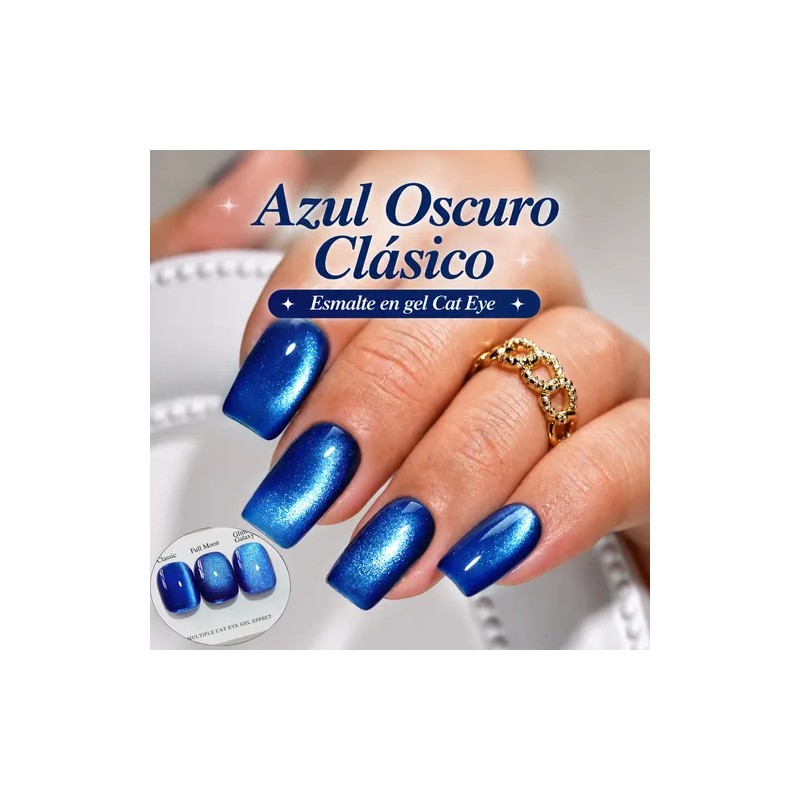 Esmaltes Uñas Gel Uñas Efecto Ojo Gato 3ddoble Iman,6 Uds