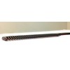 Hairdressing Comb Acetate Havana Amber 19 cm Made in France