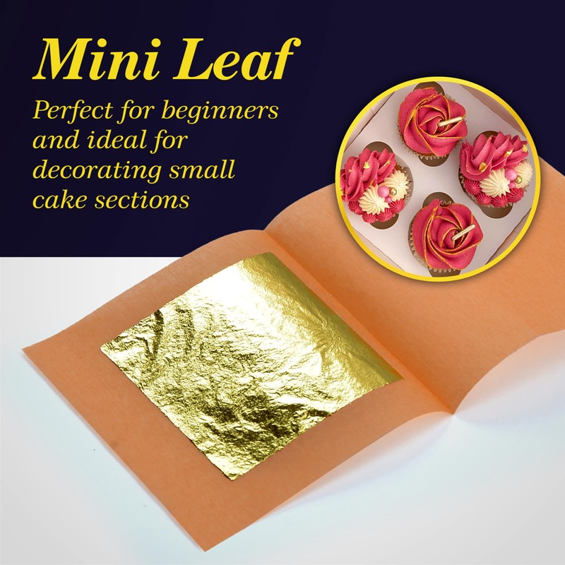 Barnabas Edible Gold Leaf 24K - Cake Decorations, Loose Gold