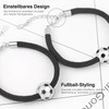 THETAG Football Bracelet Minimal Braided Chain Simple Hook Men Boys
