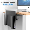 FAMKIT Side Shelf on Desk, 2 Pieces Laptop Holder Table