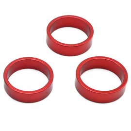 EATAKWARD 9 Pack Bike Headset Spacer Set, 1-1/8 inch 28.6 mm Bicycle Headset Spacer Kit, Aluminium Alloy Bicycle Front Fork Stem Spacers Kit for MTB BMX Mountain Bike Road Bike