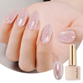 MachiU Wdrm-6 Glitter Magnetic Gel, Flash Gel, Gel Nail, Color Gel, Glitter Magnet, Color Gel, Magnetic Nail, Gel Nail, Self Nail, UV and LED Compatible, MachiU Match