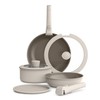 bella 8 Piece Cookware Set, Fits-anywhere™ Kitchenware w EverGood™ Ceramic