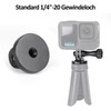HSU Aluminium Tripod Mount Adapter with Screw for GoPro, Tripod