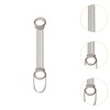 Ronyme Yoga Elastic Resistance Band,Back Stretching Tool Handle Elastic Puller