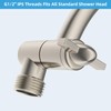 Hibbent All Metal Upgraded 16 Inch Shower Head Extension Arm