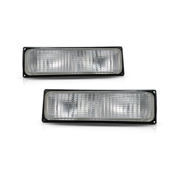 For 1988-1989 Chevy C1500 Pair Park/Signal Lights Driver and Passenger