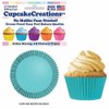 Light Turquoise Cupcake Baking Cup Liners 32 Count by Cupcake