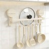 Apradas Kitchen Utensil Rack with Suction Cup, 6 Hooks Kitchen