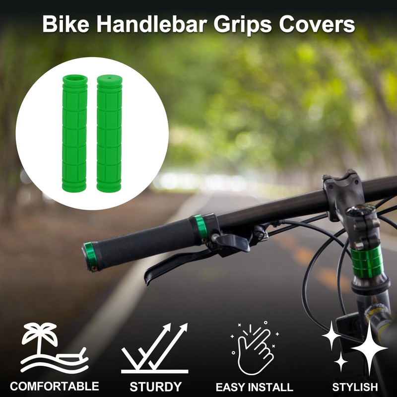 TUCKBOLD Bike Handlebar Grips Covers 120mm Long Lightweight | Bicycle