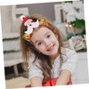 Healvian Christmas Headband Santa Claus Style Hairband for Dress Up
