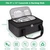 KENOBE Insulated Casserole Carrier Casserole Dish Bag Carrying Case Portable