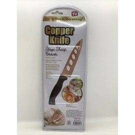 Tekno Copper Knife Never Needs Sharpening As Seen On TV Forever Sharp Stainless Steel