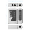deleyCON deleyCON Netzwerk Kabeltester RJ11 RJ12 RJ45 ISDN LAN Netzwerkkabel