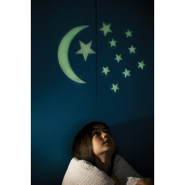 4M Glow In The Dark Large Moon and Stars