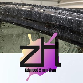 Compatible with Toyota Corolla IM 2016 2017 2018 Safe Sun, Rain, Wind Deflector, Front & Rear Window Vent Visors, Vent Protection, Tape-On Outside-Mount,4-Pieces Guard Kit, 2mm-Thick