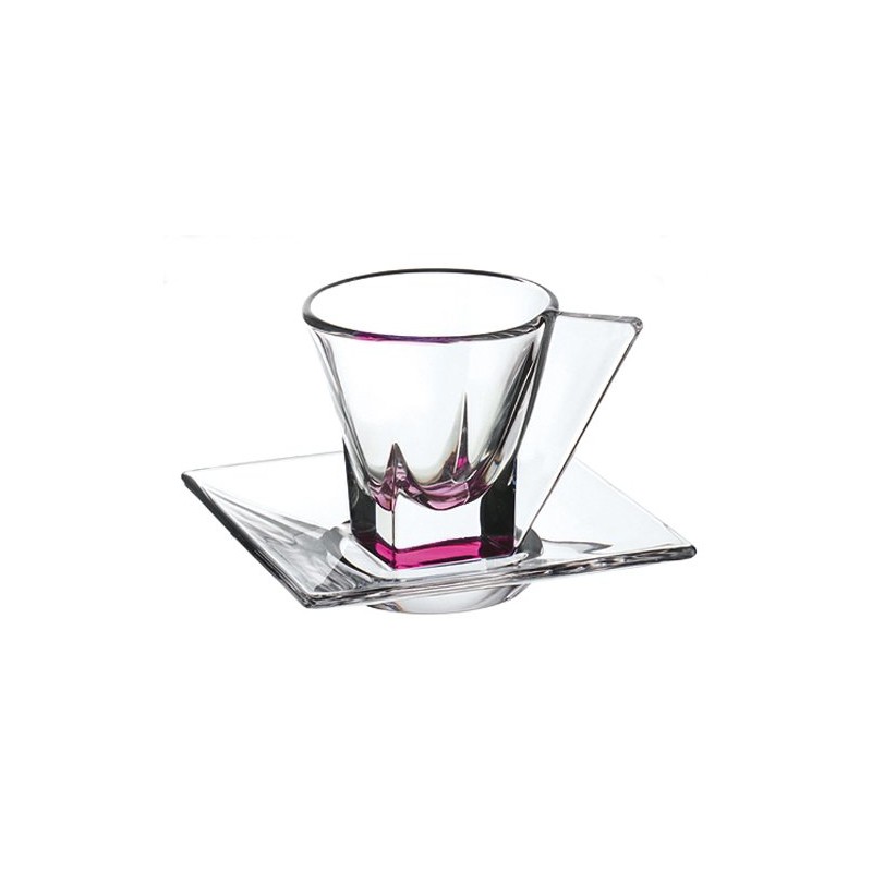 Fusion Crystal Multicolor Espresso Set
