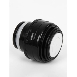 1 x Stainless Steel Water Bottle Lid 5.2 cm - Universal Insulated Lid for Thermos and Sports Bottles, Black (Vacuum Insulation, Dishwasher Safe)