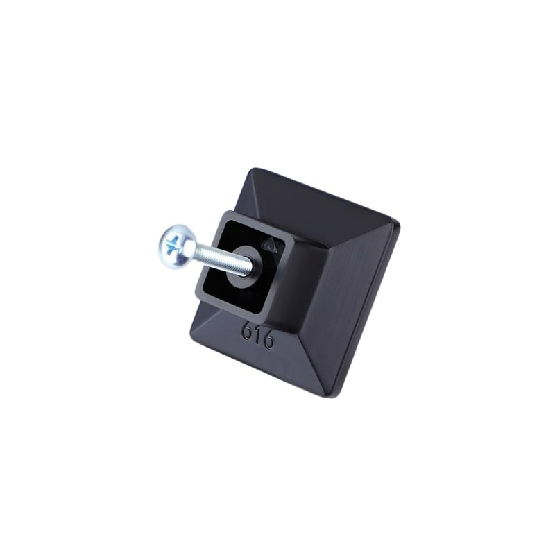 VIBORG High-end Deluxe Square Cabinets Knobs and Pulls, 6-Pack Matte