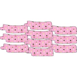 Nasogastric or Oxygen Tube precut Adhesive Tape Ballerina Theme x 10 Pack. (Mix Left & Right Side)