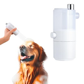 Dog Washing Hose Attachment,Pup Dog Jet Wash,Soap Dispenser and Garden Sprayer Nozzle,Dog Bath Attachment Pet Pup Dog Washer Hose Attachment,Watering Plants, Showering Pet Outdoor
