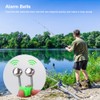 POHOVE 20pcs Fishing Rod Bells,Fishing Bells,Fish Ring Double Alarm Bells,Twin