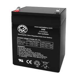AJC Battery Compatible with Portalac PXL12050 12V 5Ah UPS Battery