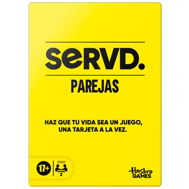 Hasbro Games Juego de Mesa SERVD Parejas