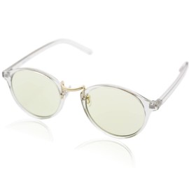 [エイトトウキョウ] 老眼鏡 ブルーライトカット おしゃれ メンズ レディース 兼用 かわいい 2.0 UVカット シニアグラス リーディンググラス［ 鯖江メーカー企画 ］クリア/ライトグリーン RD7108-CL+2.0