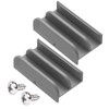 M6219 Sliding Shower Door Bottom Track(Grey) (Top-Hung Shower Door Track),