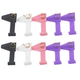 IWOWHERO 10pcs Gel Nails Retaining Tool Nail Art Supplies Positioning Clamp for Salon Diy