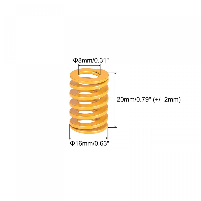 sourcing map Tool Spring 16 mm Outer Diameter 20 mm