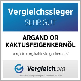 ARGAND'OR Cactus Fein Kernel Oil 20 ml – Comparison Winner 2022 (vergleich.org) Cold Pressed – 100% Pure, Fair + Sustainable – Certified Organic Cosmetics – Face, Age Spots, Pimples, Body, Beard, Nails