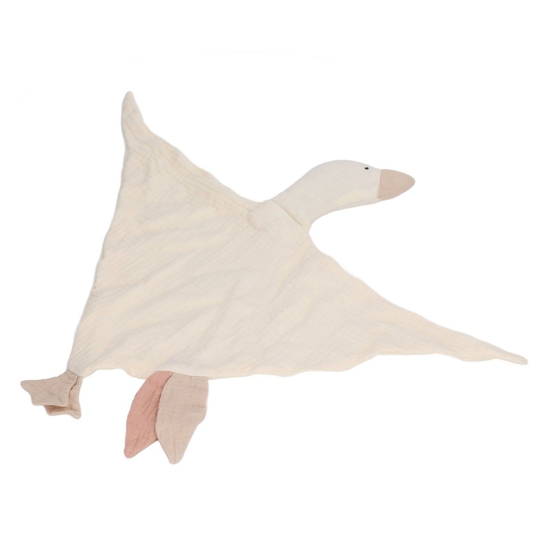 Baby Goose Shaped Security Blanket Soft Cotton Breathable Cute Security