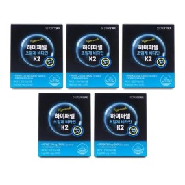 Nutricore Hypercell Supercritical Vitamin K2 300mg x 30 tablets x 5 boxes I / 뉴트리코어 하이퍼셀 초임계 비타민 K2 300mg x 30정 X 5박스 I