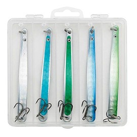 Kinetic Belone Flash Sea Trout Blinker Fishing Set - 5 Sea Trout Baits 16g