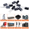 10 Pcs 1000uF 25V Capacitors, Aluminum Electrolytic Capacitor 10x17mm(0.39 x0.67in)