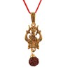 Rudra Empire Maa Durga Devi Religious Goddess Pendant with Rudrakha