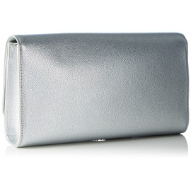 Valentino by Mario Valentino Women's Divina pochette, Silver (Argento), 12x4.5x27 cm (W x H x L)