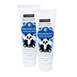 [PACK OF 2] CALIDOU Protective Cream | Face & body | Baby & Kid 100% Natrual | for Wind, Cold, Eczema, Rash, Sumac, Mosquito bites | Vegan | Paraben free, PEG free, Colorant free, Fragance Free, SLS free, Phtalate free | Must have for baby | 50ml (2 Tube