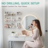 Veken 6-Pack Rustproof&Waterproof Shower Caddy, Adhesive Shelves Rack with Soap