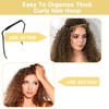 MUNSKT 3 Stück Curly Thick Hair Large Headband, Haarreif Sonnenbrille,