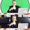 Collapsible Webcam Background Photography Chromakey Green Chair Green Screen Backdrop