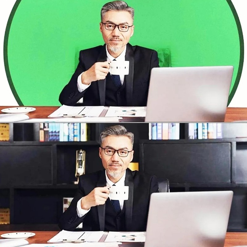 Collapsible Webcam Background Photography Chromakey Green Chair Green Screen Backdrop