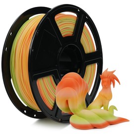 FLASHFORGE Rapid PLA Gradient Filament 1.75mm Rainbow Corals, Transform Colors Smoothly & Fast, High Flow Speedy 3D Printer Filament, Experience Exceptional Performance with 500mm/s Fast Printing