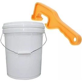1 Pieces Plastic Bucket Lid Opener 5 Gallon Paint Can Opener Bucket Opener Wrench Tool Lid Remover for Home Industrial Use,Opener Paint Can Lid Opener Open Buckets & Pails， Lightweight, Durable